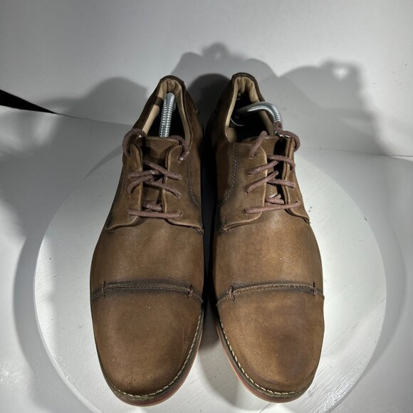 Belvedere Paris Mens Calf Leather Dress Shoes Size 10.5 D Brown Cap Toe Oxfords main image 10